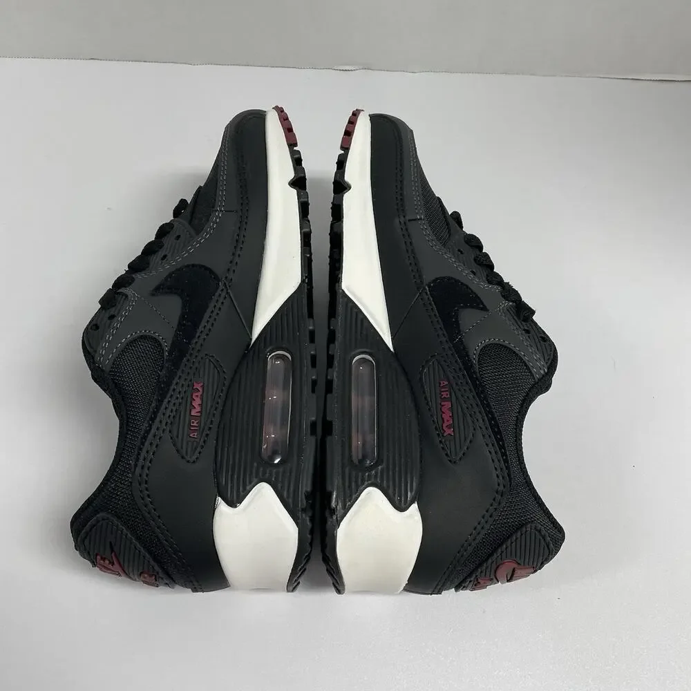 Nike Air Max 90 Anthracite Team Red DQ4071 001 Size 6 Men Size 7.5 Women Black